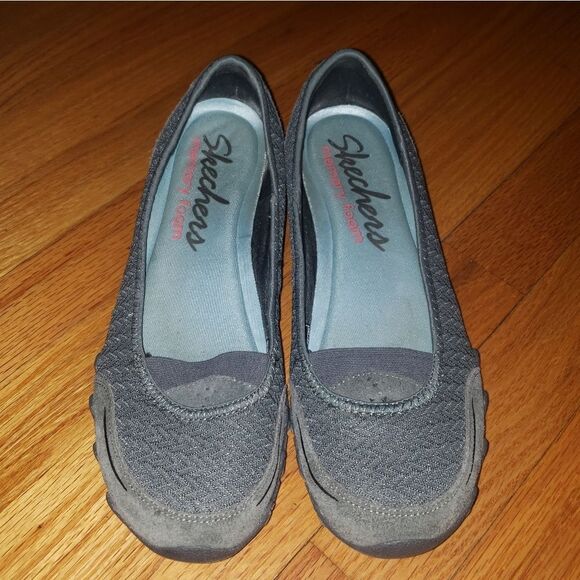 Skechers gray Slip-On Flats - Picture 2 of 8